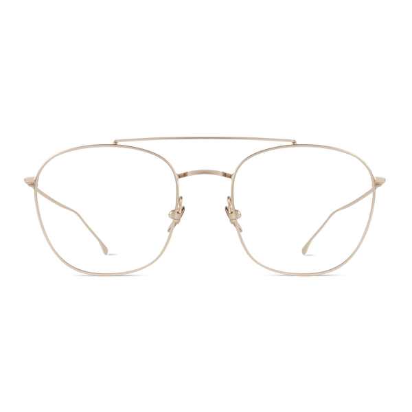 Raphael Optical / White Gold Metal & Blue - Light Lens - Shade Files